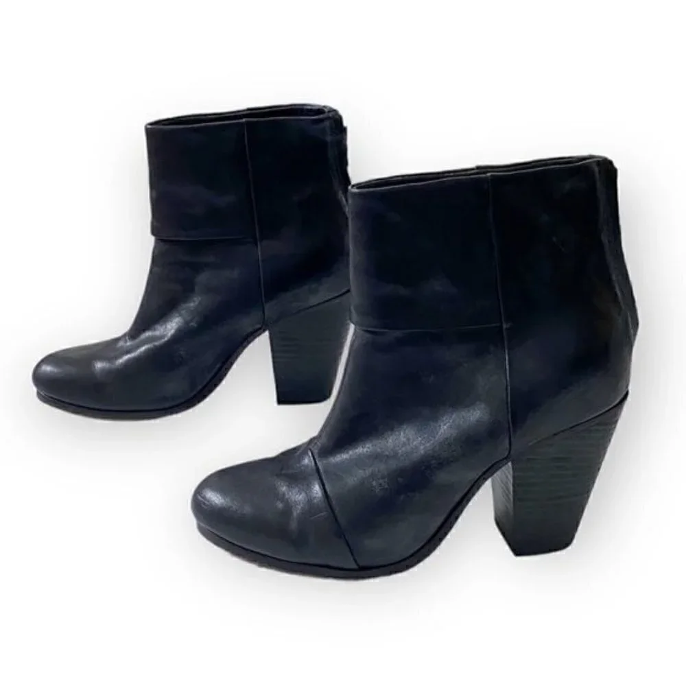 Rag and Bone Boots, Newbury Ankle Boots, Black‎